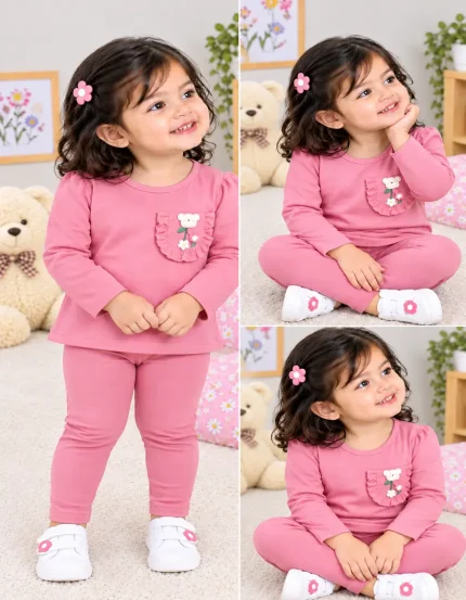 1-12 Years Shoparex Warm Sweatshirt & Pant Set Winter Collection