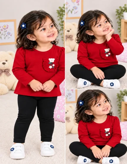 1-12 Years Shoparex Warm Sweatshirt & Pant Set Winter Collection